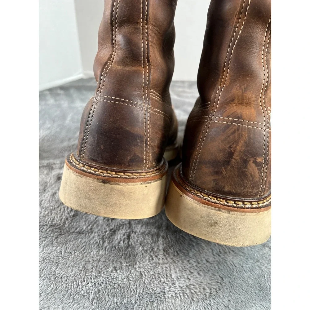 Thorogood Soft Moc Toe Leather Work Boots 8
